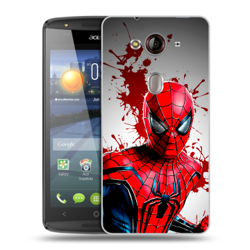 Пластиковый чехол на Acer Liquid E3 с принтом Spiderman Человек паук Пластиковый чехол на Acer Liquid E3 с принтом Spiderman Человек паук
