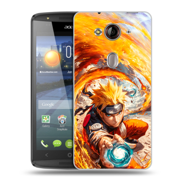 Пластиковый чехол на Acer Liquid E3 с принтом Аниме Наруто Naruto