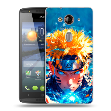 Пластиковый чехол на Acer Liquid E3 с принтом Аниме Наруто Naruto