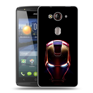 Пластиковый чехол на Acer Liquid E3 с принтом IronMan Железный человек