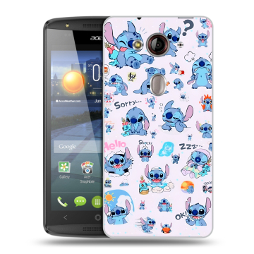Пластиковый чехол на Acer Liquid E3 с принтом Лило и Стич Пластиковый чехол на Acer Liquid E3 с принтом Лило и Стич