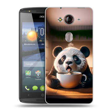 Пластиковый чехол на Acer Liquid E3 с принтом смешная панда Пластиковый чехол на Acer Liquid E3 с принтом смешная панда