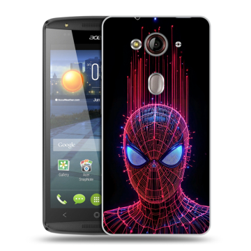 Пластиковый чехол на Acer Liquid E3 с принтом Spiderman Человек паук Пластиковый чехол на Acer Liquid E3 с принтом Spiderman Человек паук