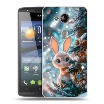 Пластиковый чехол на Acer Liquid E3 с принтом Новый год Пластиковый чехол на Acer Liquid E3 с принтом Новый год