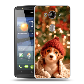 Пластиковый чехол на Acer Liquid E3 с принтом Новый год Пластиковый чехол на Acer Liquid E3 с принтом Новый год