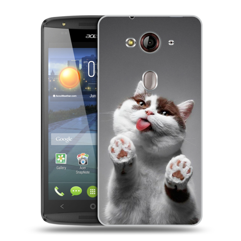 Пластиковый чехол на Acer Liquid E3 с принтом Коты Пластиковый чехол на Acer Liquid E3 с принтом Коты