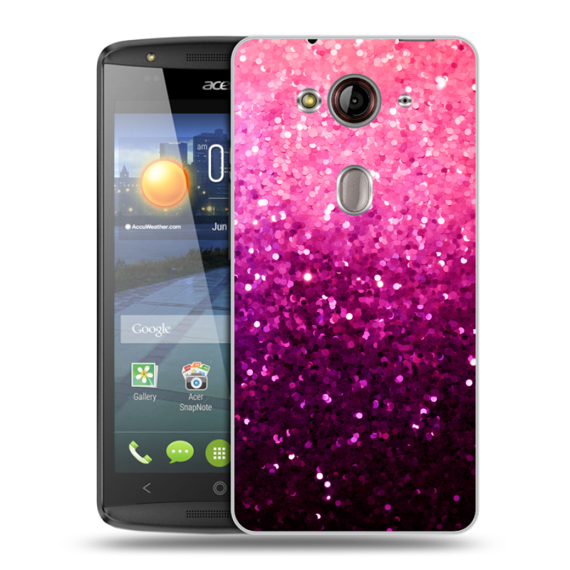 Пластиковый чехол на Acer Liquid E3 с принтом Блестки Пластиковый чехол на Acer Liquid E3 с принтом Блестки