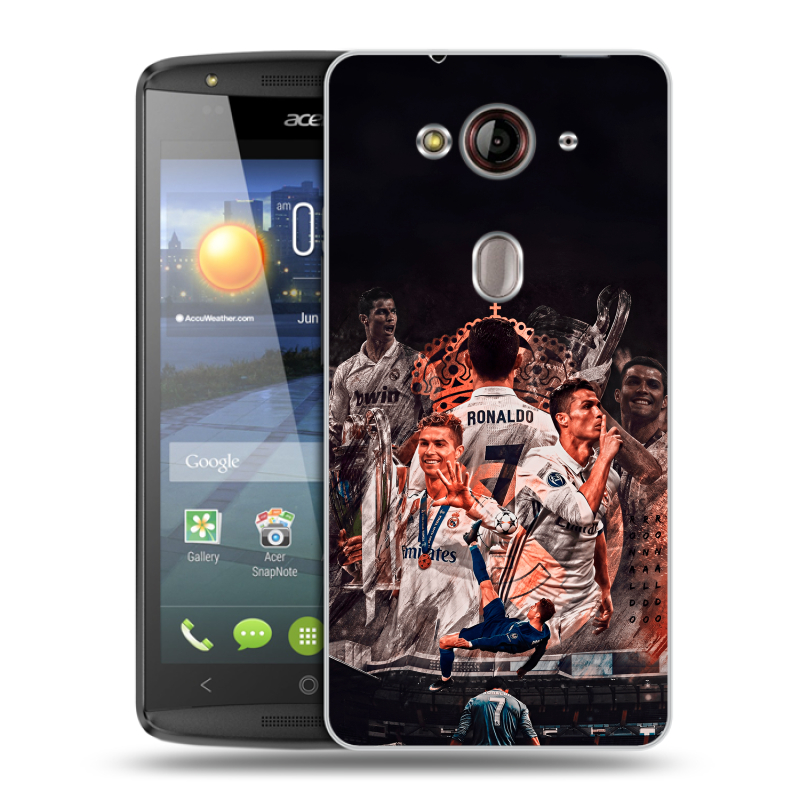 Пластиковый чехол на Acer Liquid E3 с принтом Реал Роналдо Real Ronaldo Пластиковый чехол на Acer Liquid E3 с принтом Реал Роналдо Real Ronaldo