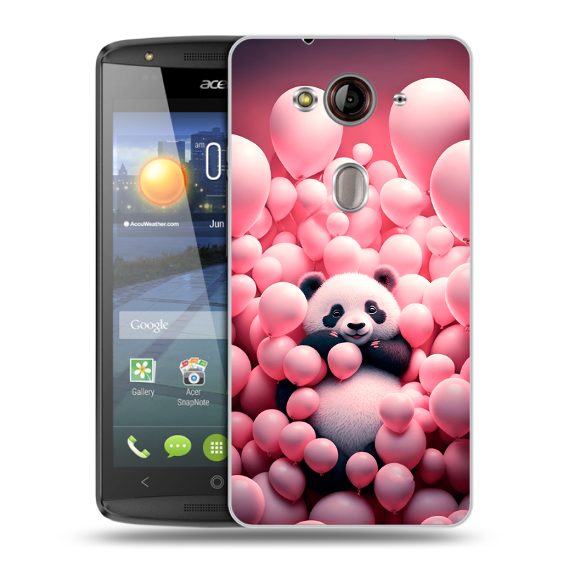 Пластиковый чехол на Acer Liquid E3 с принтом Панда Пластиковый чехол на Acer Liquid E3 с принтом Панда