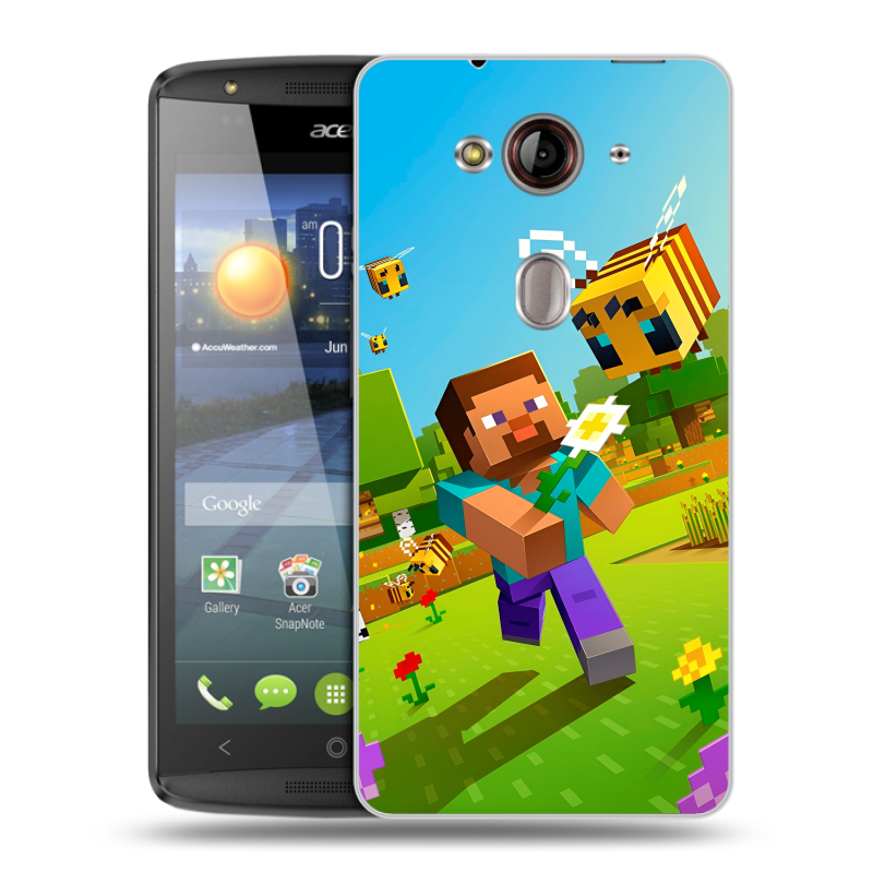 Пластиковый чехол на Acer Liquid E3 с принтом Майнкрафт Minecraft Пластиковый чехол на Acer Liquid E3 с принтом Майнкрафт Minecraft