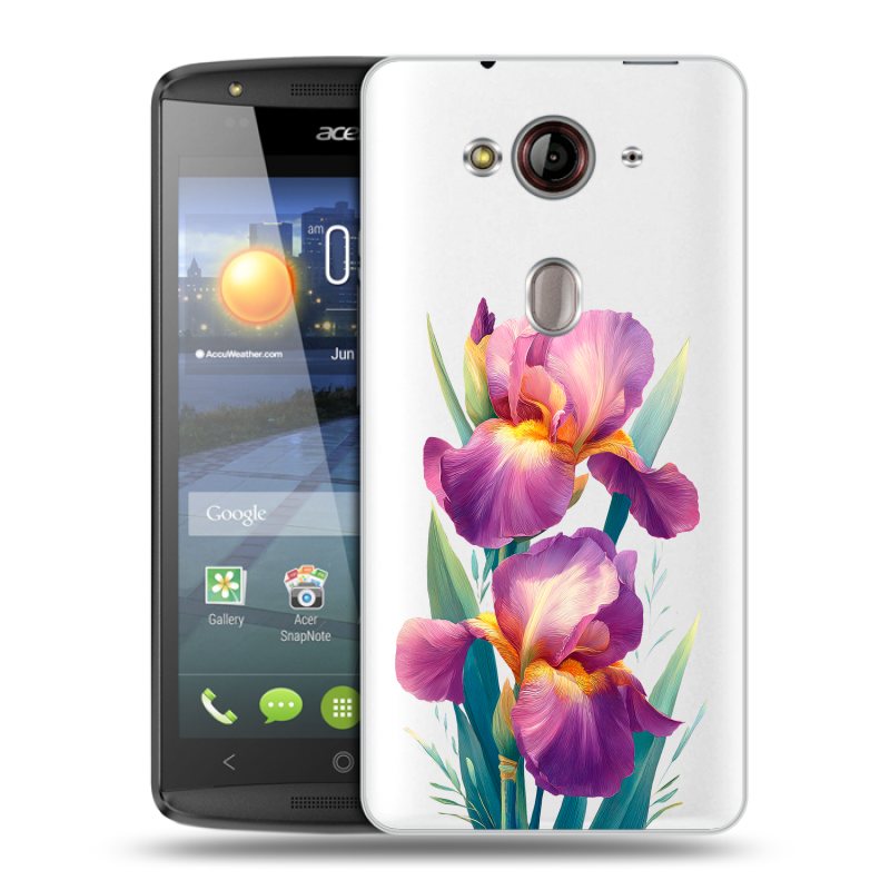 Пластиковый чехол на Acer Liquid E3 с принтом Цветы орхидеи Пластиковый чехол на Acer Liquid E3 с принтом Цветы орхидеи