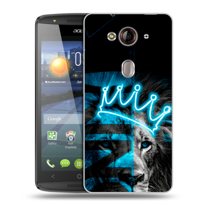 Пластиковый чехол на Acer Liquid E3 с принтом Король лев Пластиковый чехол на Acer Liquid E3 с принтом Король лев