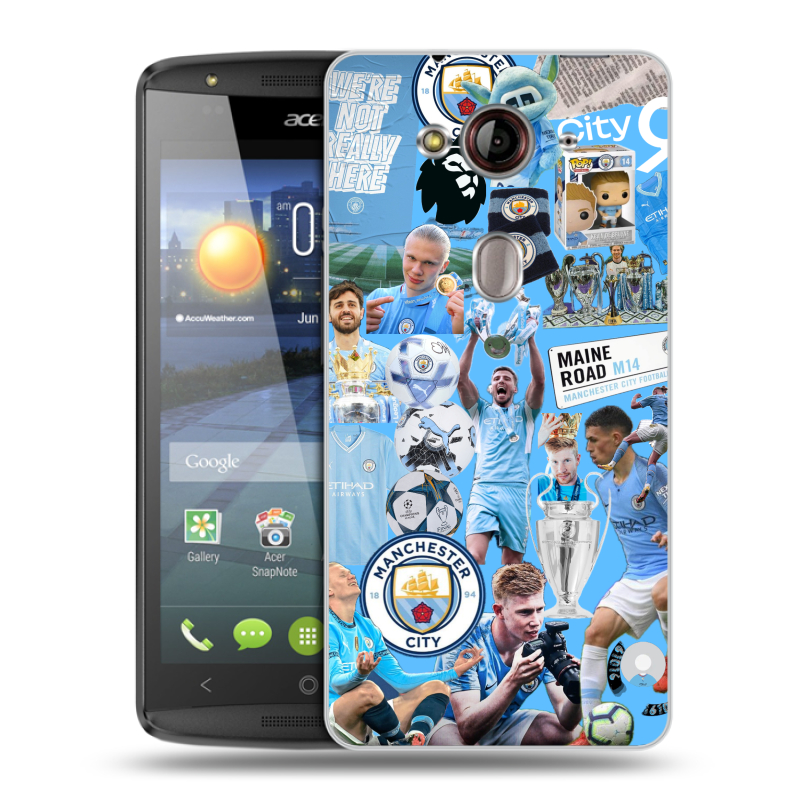 Пластиковый чехол на Acer Liquid E3 с принтом Man City Манчестер Сити Пластиковый чехол на Acer Liquid E3 с принтом Man City Манчестер Сити