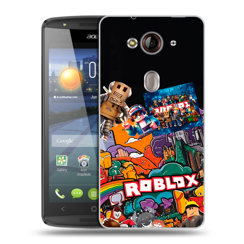 Пластиковый чехол на Acer Liquid E3 с принтом Roblox Роблокс Пластиковый чехол на Acer Liquid E3 с принтом Roblox Роблокс