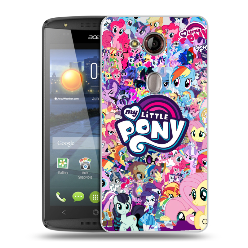 Пластиковый чехол на Acer Liquid E3 с принтом My little pony Дружба чудо Пластиковый чехол на Acer Liquid E3 с принтом My little pony Дружба чудо
