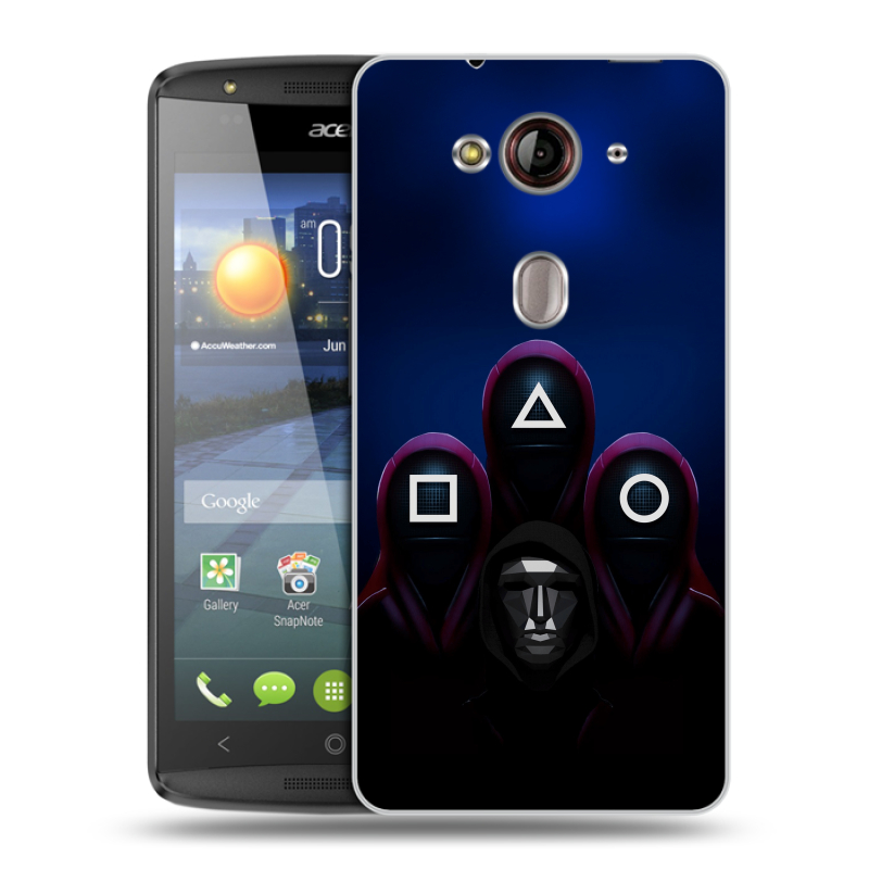 Пластиковый чехол на Acer Liquid E3 с принтом Игра Кальмара Пластиковый чехол на Acer Liquid E3 с принтом Игра Кальмара