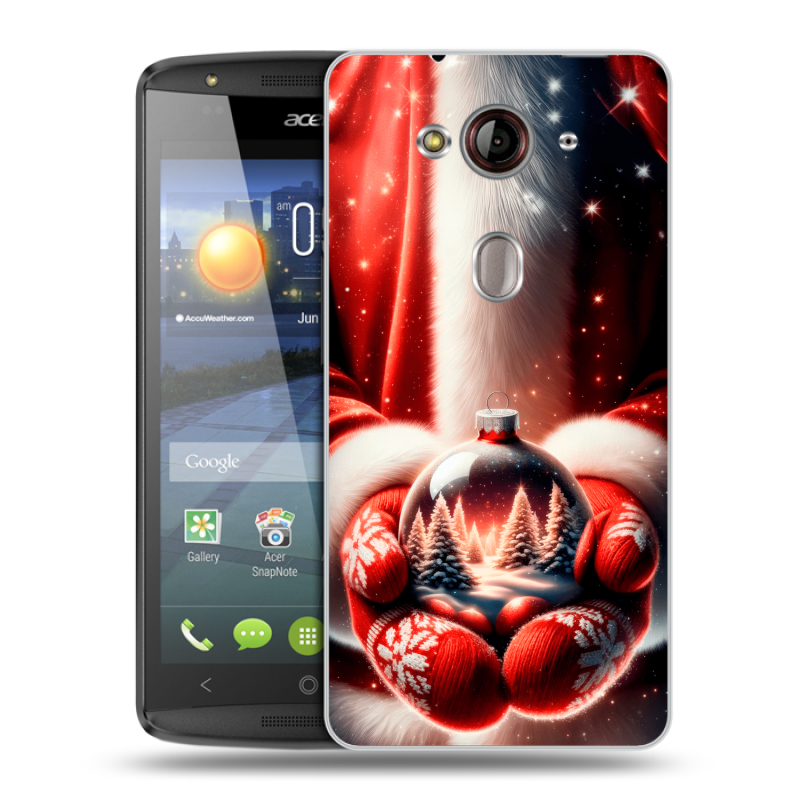 Пластиковый чехол на Acer Liquid E3 с принтом Новый год Пластиковый чехол на Acer Liquid E3 с принтом Новый год