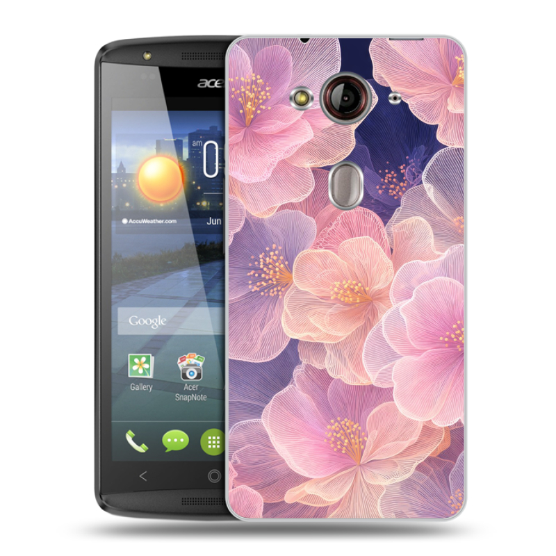 Пластиковый чехол на Acer Liquid E3 с принтом женский Пластиковый чехол на Acer Liquid E3 с принтом женский