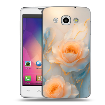 Пластиковый чехол на LG L60 с принтом Женский