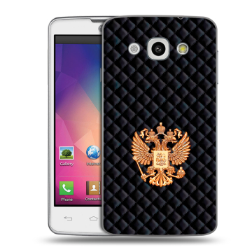 Пластиковый чехол на LG L60 с принтом Герб России принт Пластиковый чехол на LG L60 с принтом Герб России принт