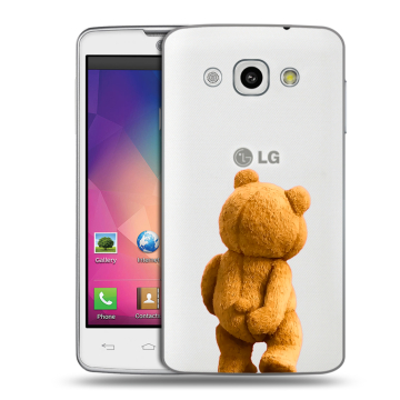Пластиковый чехол на LG L60 с принтом Медведь Пластиковый чехол на LG L60 с принтом Медведь