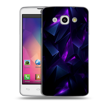 Пластиковый чехол на LG L60 с принтом Абстракиция