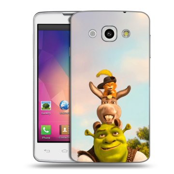 Пластиковый чехол на LG L60 с принтом Шрек Shrek