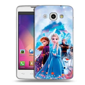 Пластиковый чехол на LG L60 с принтом Холодное сердце Frozen Пластиковый чехол на LG L60 с принтом Холодное сердце Frozen