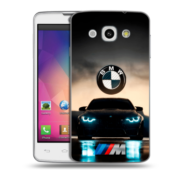 Пластиковый чехол на LG L60 с принтом БМВ BMW