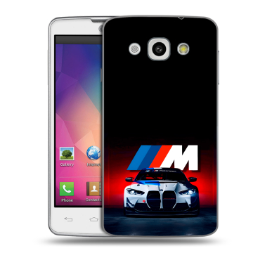 Пластиковый чехол на LG L60 с принтом БМВ BMW