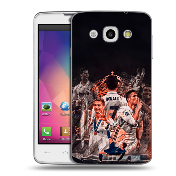 Пластиковый чехол на LG L60 с принтом Реал Роналдо Real Ronaldo