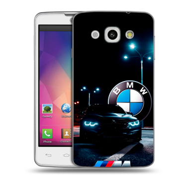 Пластиковый чехол на LG L60 с принтом БМВ BMW