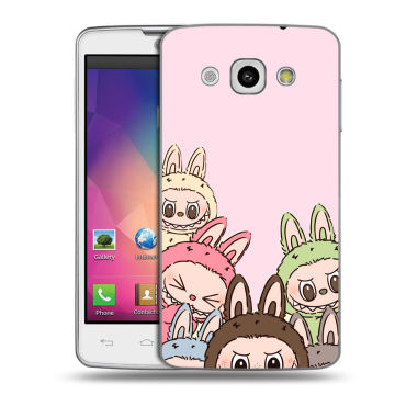 Пластиковый чехол на LG L60 с принтом Лабубу