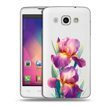 Пластиковый чехол на LG L60 с принтом Цветы орхидеи