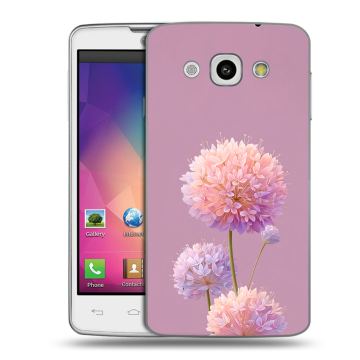 Пластиковый чехол на LG L60 с принтом Цветы Пластиковый чехол на LG L60 с принтом Цветы