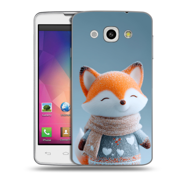 Пластиковый чехол на LG L60 с принтом Лиса