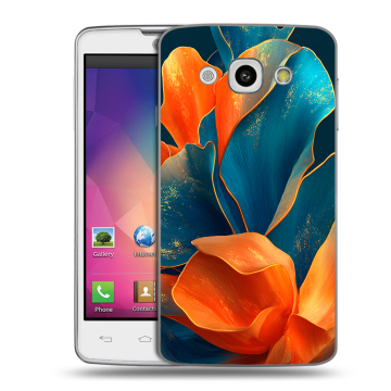 Пластиковый чехол на LG L60 с принтом Цветы