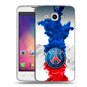 Пластиковый чехол на LG L60 с принтом PSG ПСЖ Пластиковый чехол на LG L60 с принтом PSG ПСЖ