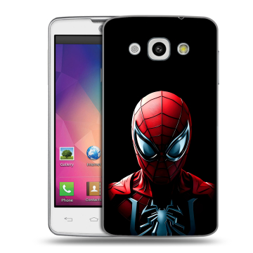 Пластиковый чехол на LG L60 с принтом Spiderman Человек паук