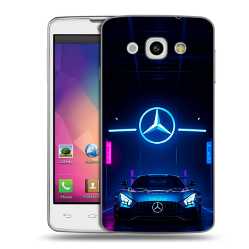 Пластиковый чехол на LG L60 с принтом Mercedes Мерседес Пластиковый чехол на LG L60 с принтом Mercedes Мерседес