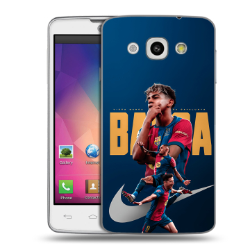 Пластиковый чехол на LG L60 с принтом Барселона Barca Yamal Пластиковый чехол на LG L60 с принтом Барселона Barca Yamal