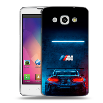Пластиковый чехол на LG L60 с принтом BMW БМВ Пластиковый чехол на LG L60 с принтом BMW БМВ