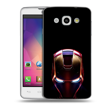 Пластиковый чехол на LG L60 с принтом IronMan Железный человек Пластиковый чехол на LG L60 с принтом IronMan Железный человек