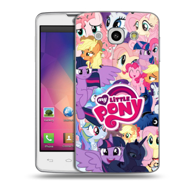 Пластиковый чехол на LG L60 с принтом My little pony Дружба чудо Пластиковый чехол на LG L60 с принтом My little pony Дружба чудо