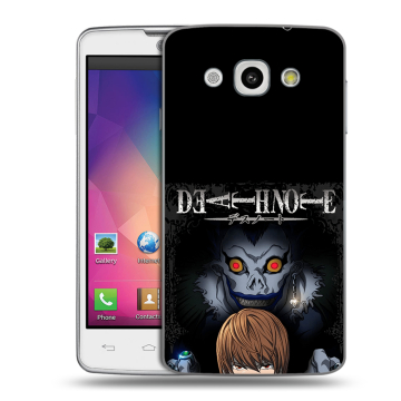 Пластиковый чехол на LG L60 с принтом Death note Тетрадь смерти Пластиковый чехол на LG L60 с принтом Death note Тетрадь смерти