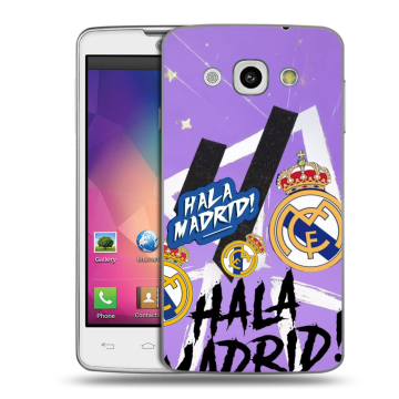 Пластиковый чехол на LG L60 с принтом Real Madrid Реал Мадрид Пластиковый чехол на LG L60 с принтом Real Madrid Реал Мадрид