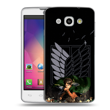 Пластиковый чехол на LG L60 с принтом Атака титанов Пластиковый чехол на LG L60 с принтом Атака титанов
