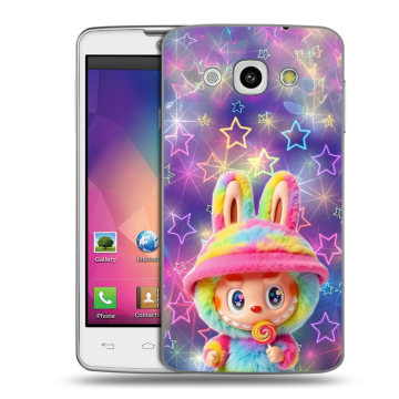 Пластиковый чехол на LG L60 с принтом Labubu Лабубу Пластиковый чехол на LG L60 с принтом Labubu Лабубу