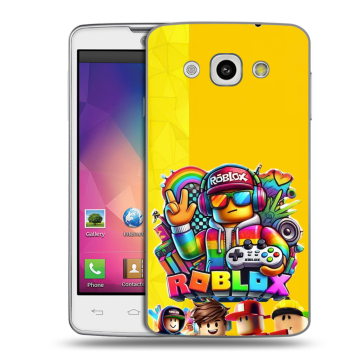 Пластиковый чехол на LG L60 с принтом Roblox Роблокс Пластиковый чехол на LG L60 с принтом Roblox Роблокс