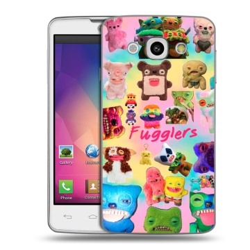 Пластиковый чехол на LG L60 с принтом Флагер Fuggler